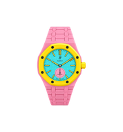 Swatch x Audemars Piguet Bioceramic Royal Pop Watch & Bracelet Bundle Otg Roz/Pink at Stashed UAE
