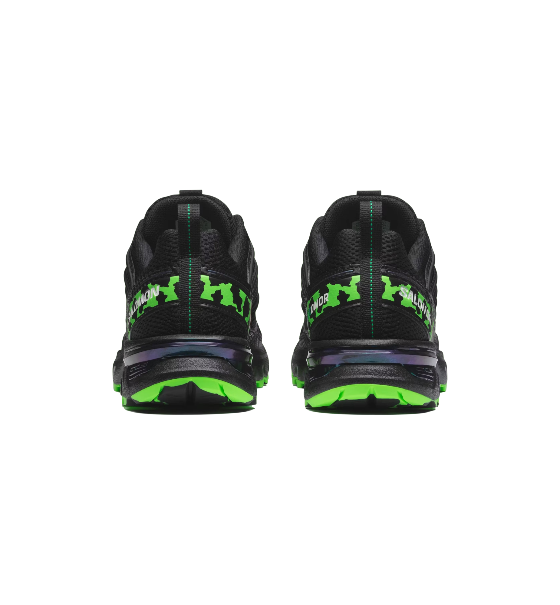Salomon ACS Nexxt Feid The Green Star heel view at Stashed UAE