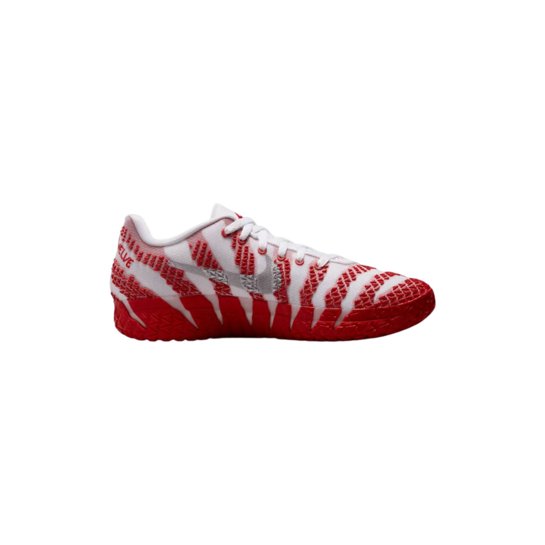 Nike Ja 3 TB White University Red side view at Stashed UAE