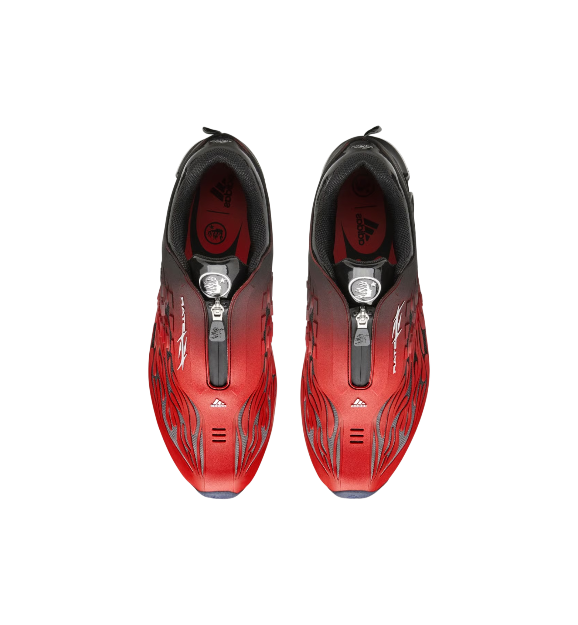 Adidas Megaride S2 Hellstar Black Bright Red top view at Stashed UAE