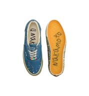 Vans OTW Era 95 Satoshi Nakamoto Round Lucky Charm Navy top view at Stashed UAE