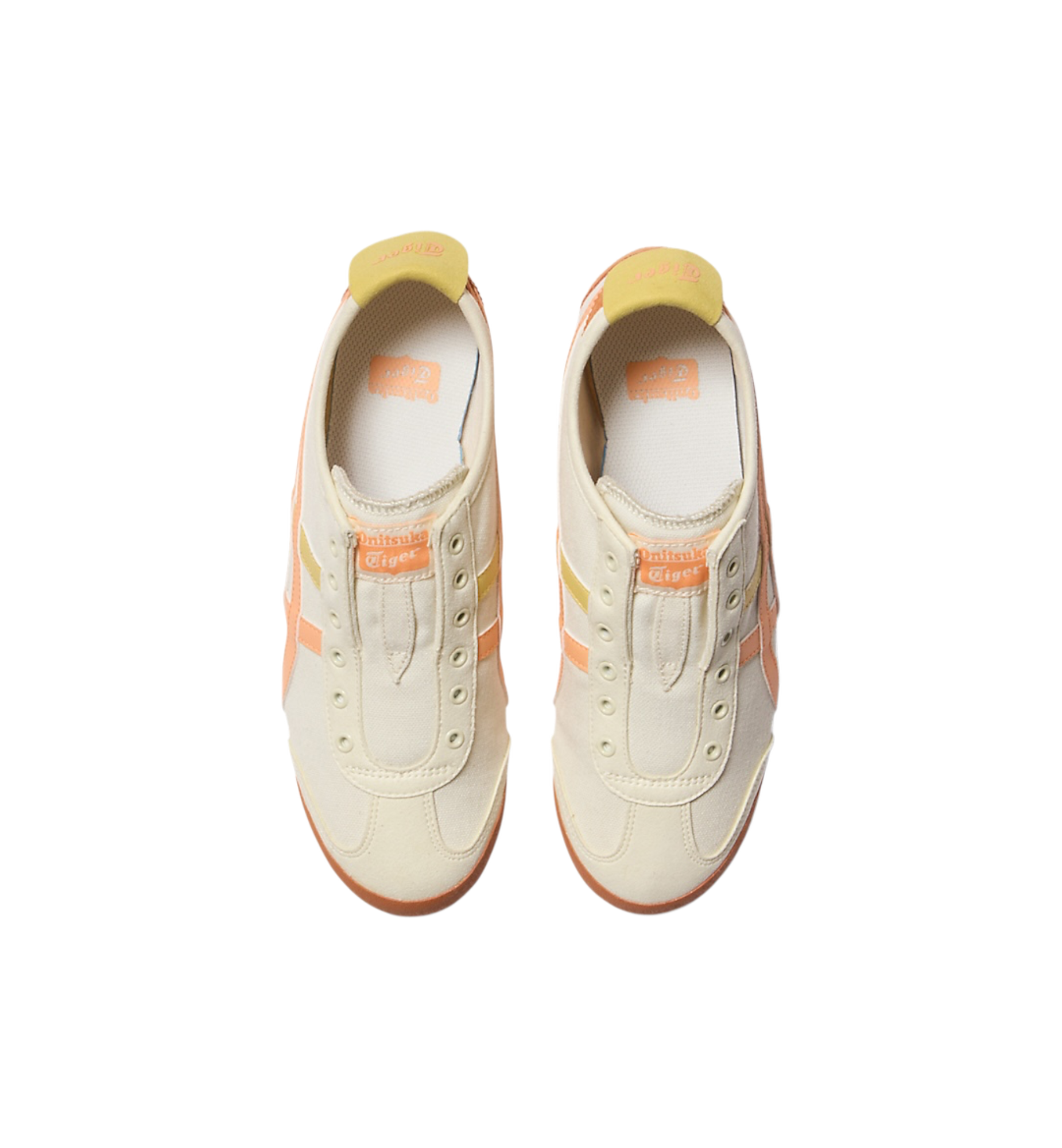 Onitsuka Tiger Mexico 66 Slip-On Ivory Summer Dune top view at Stashed UAE