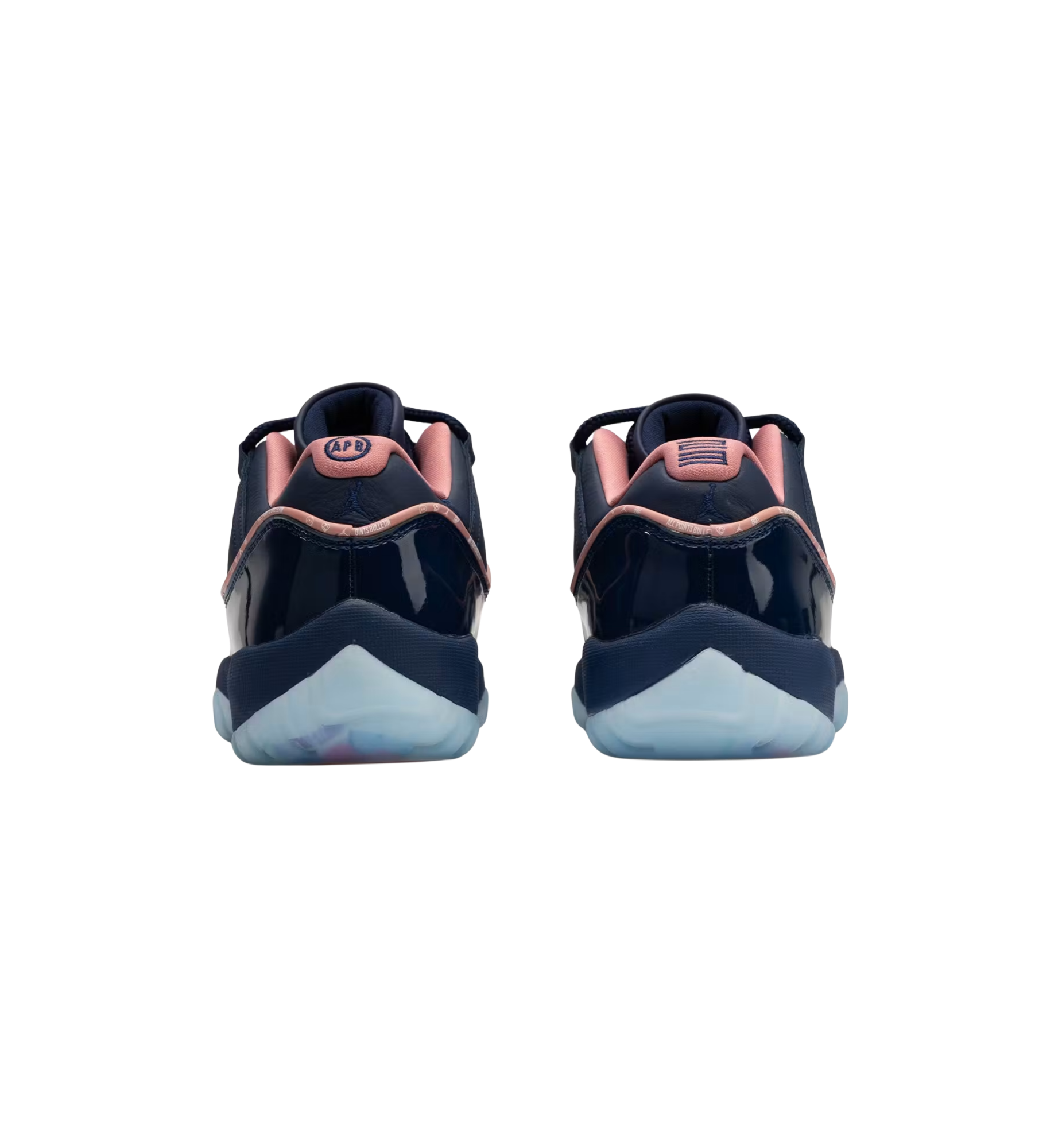 Air Jordan 11 Retro Low APB Binary Blue heel view at Stashed UAE