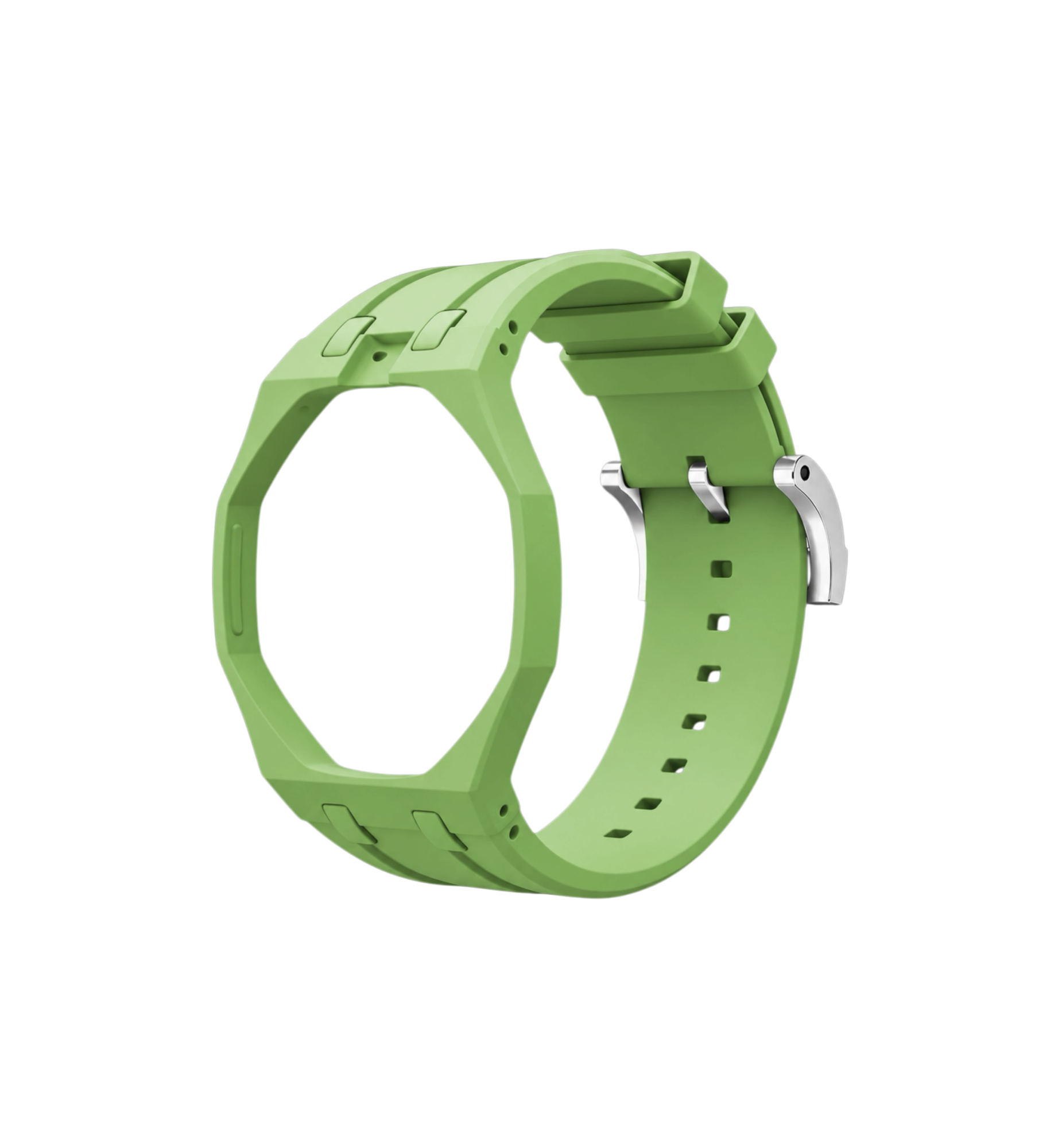 Swatch x Audemars Piguet Rubber Bracelet Pistachio Green at Stashed UAE