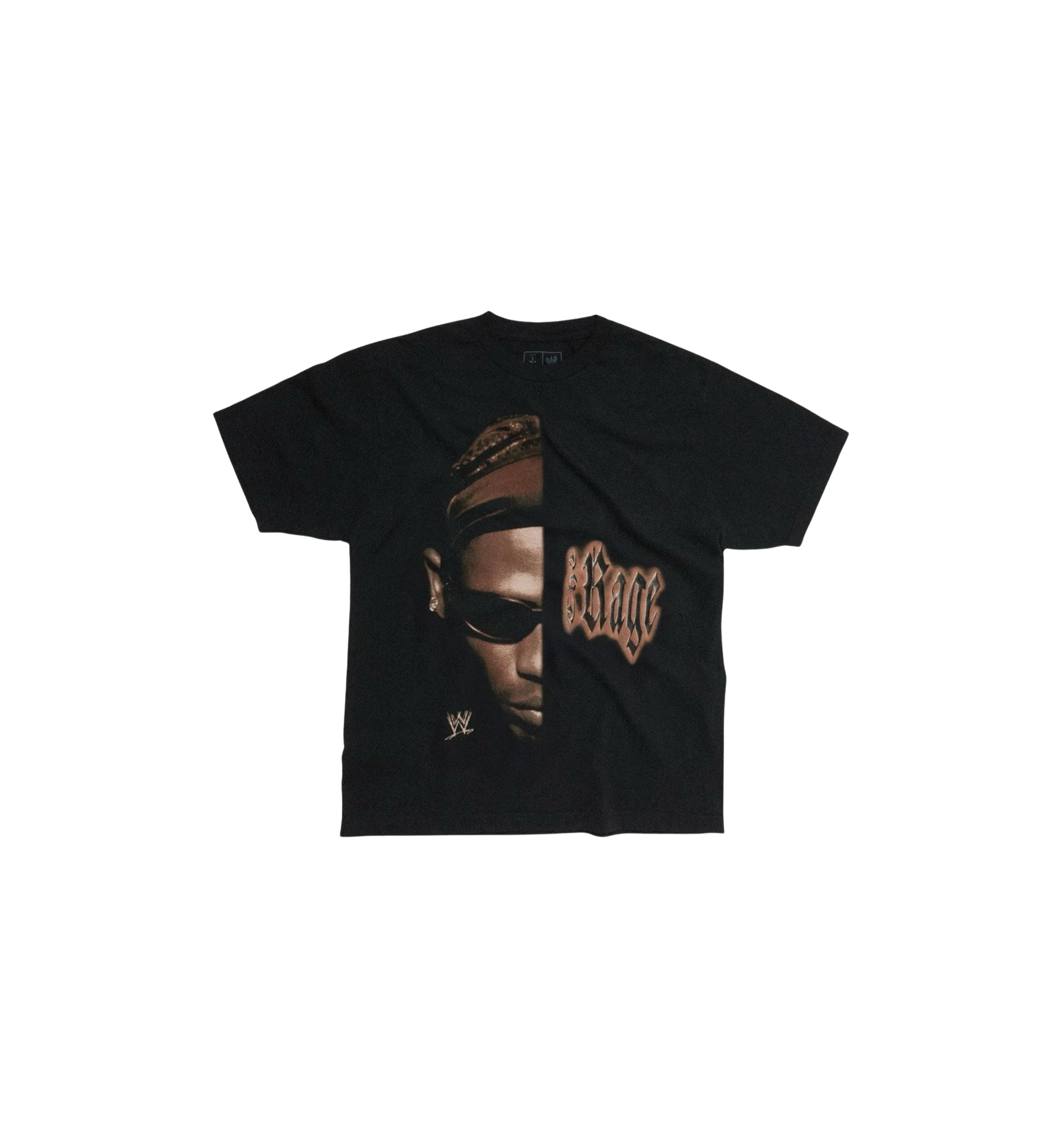 Travis Scott x WWE Meet The Rage Tee Black at Stashed UAE