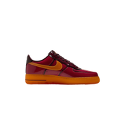 Nike Air Force 1 Low 07 Premium Patent Gym Red Bright Ceramic side view at Stashed UAE