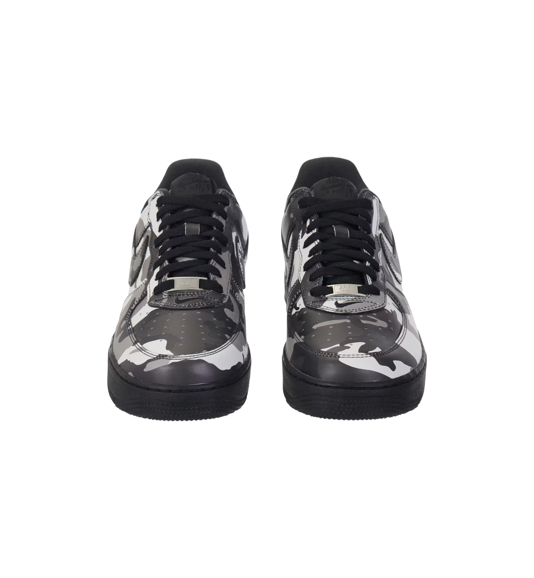 Nike Air Force 1 Low Supreme Snow Camo front view at Stashed UAE