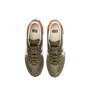 Onitsuka Tiger EDR 78 Mantle Green White Orange top view at Stashed UAE
