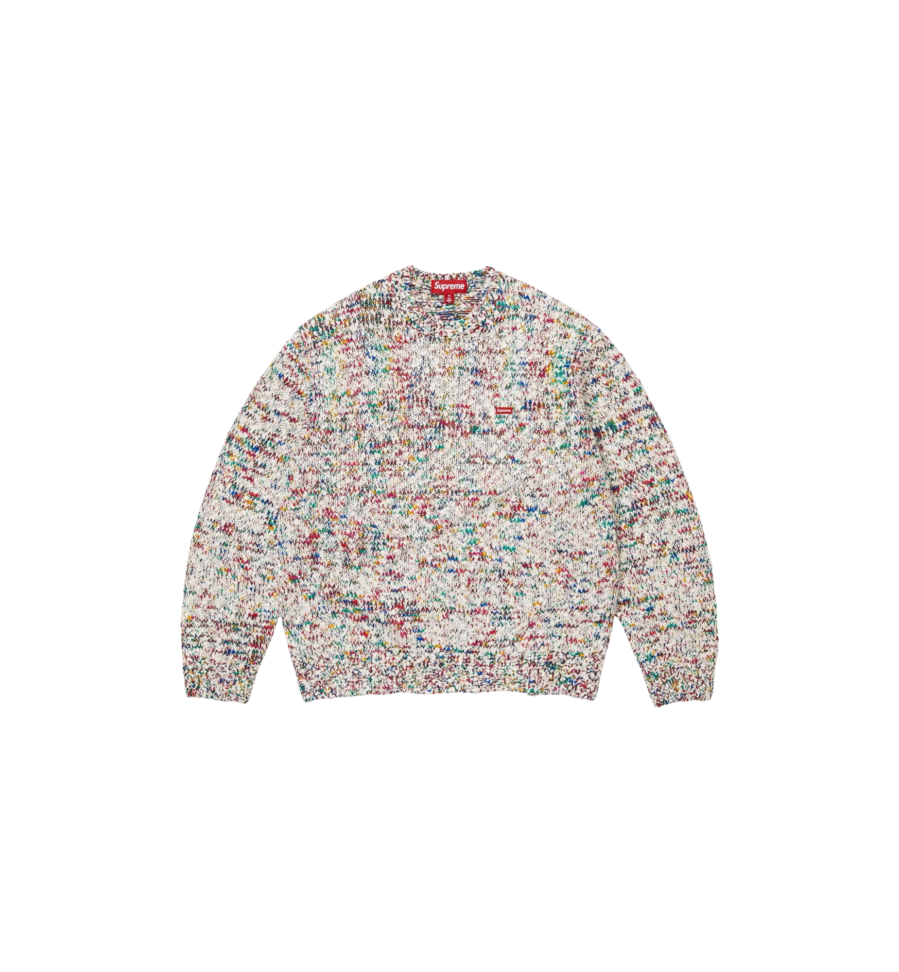 Supreme Boucle Small Box Sweater FW26 Multicolor at Stashed UAE