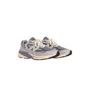 New Balance 990v7 MiUSA Kool Grey pair at Stashed UAE