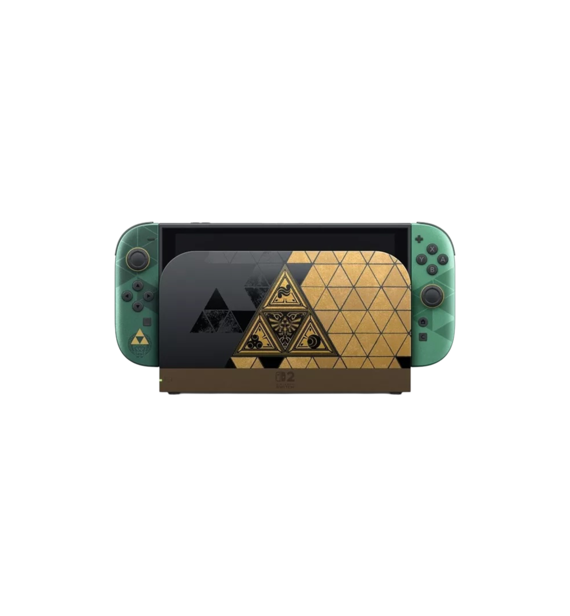 Nintendo Switch 2 - The Legend of Zelda 40th Anniversary Edition Console dock view at Stashed UAE