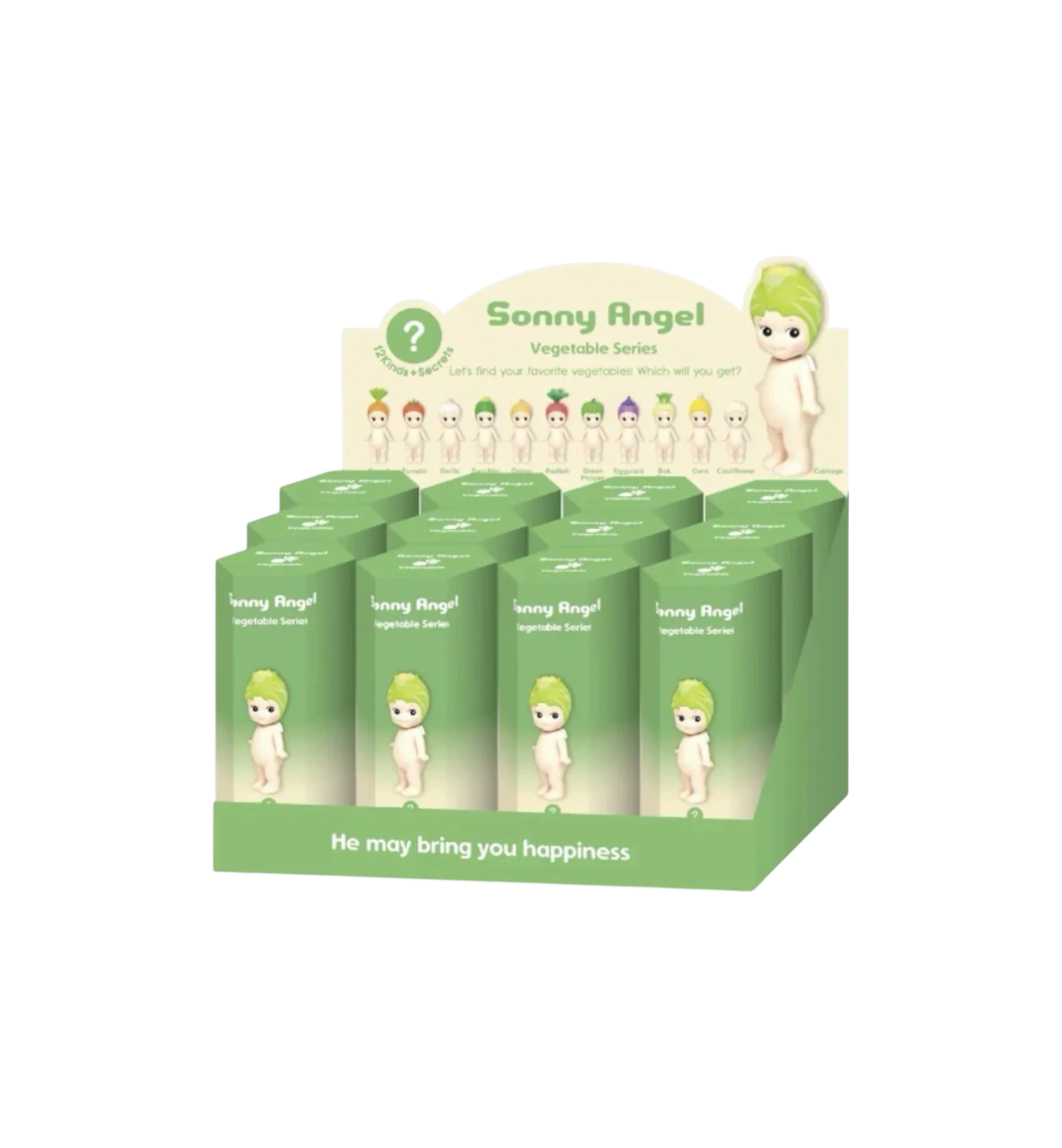 Sonny Angel Vegetable Series Case (12 Blind Box)