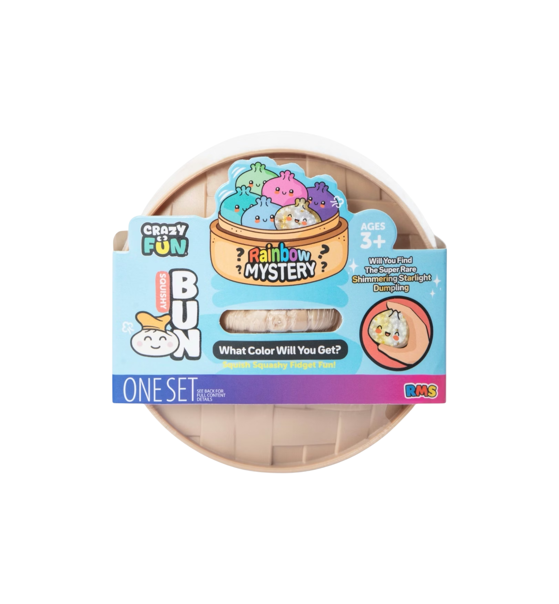 Squishy Bun Rainbow Mystery Squishy "Dumpling" (Simmering Starlight Chase Version) Blind Box