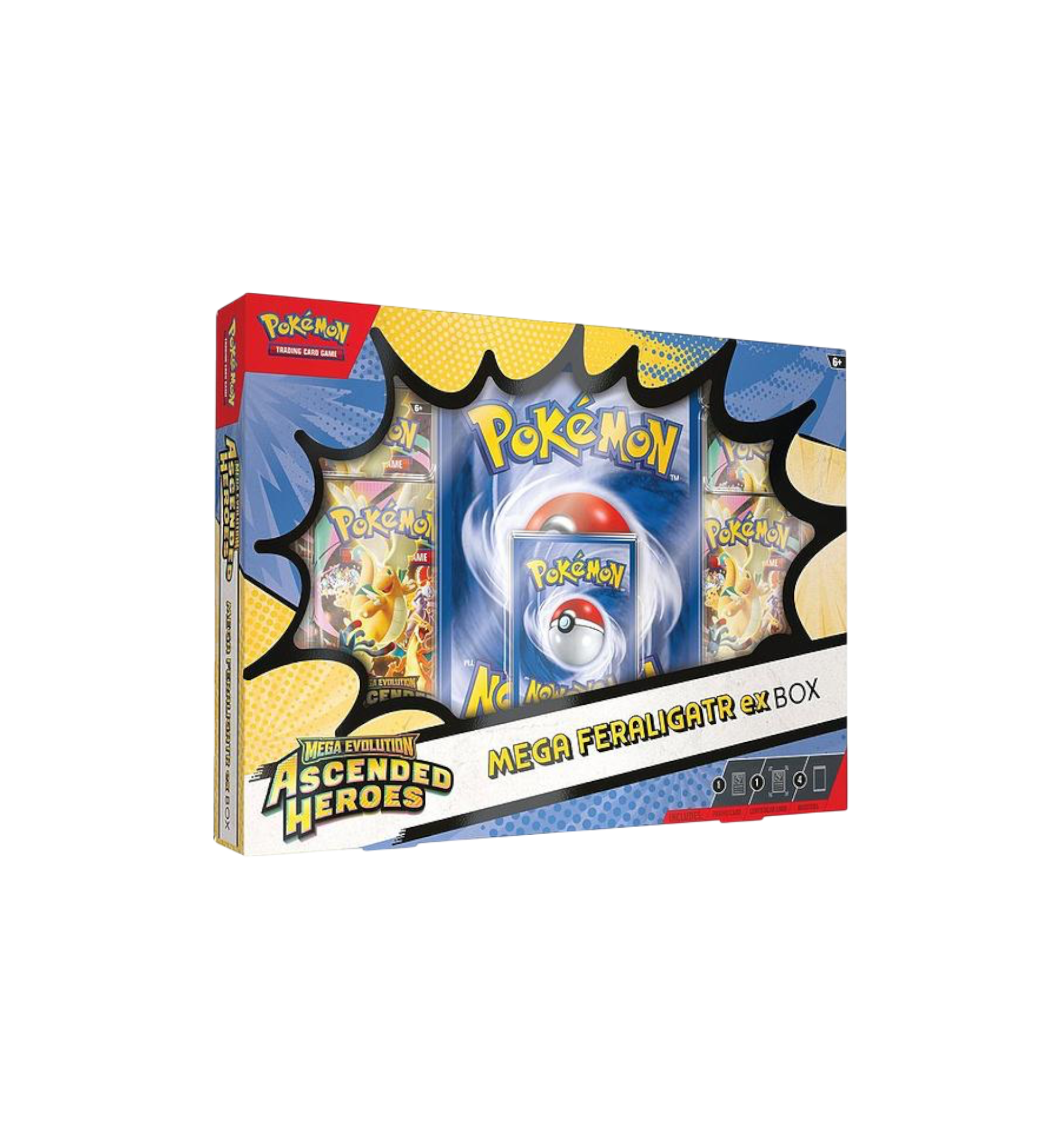 2026 Pokémon Mega Evolution "Ascended Heroes Mega Feraligatr ex Box"