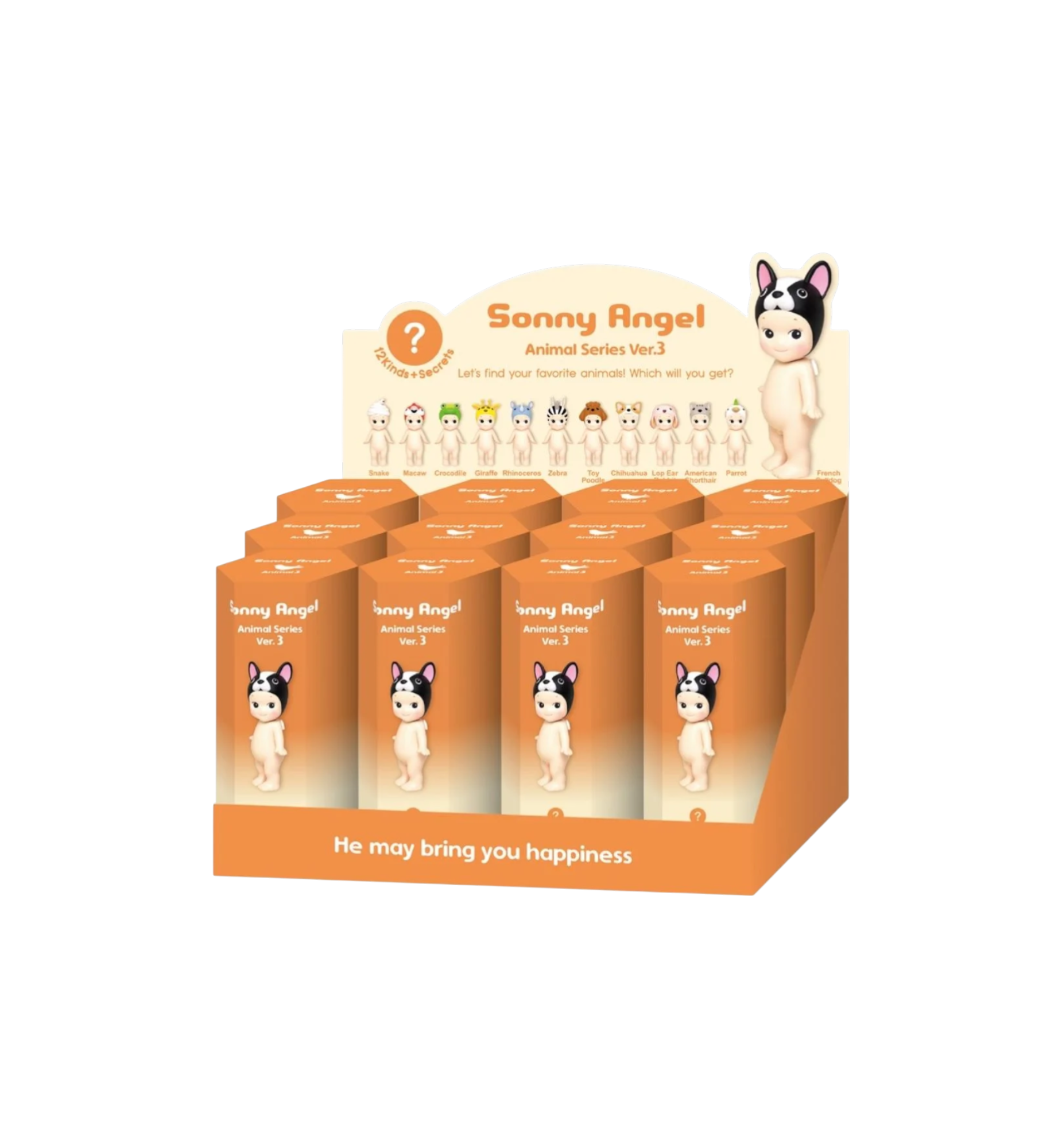 Sonny Angel Animal Series Version 3 Case (12 Blind Box)