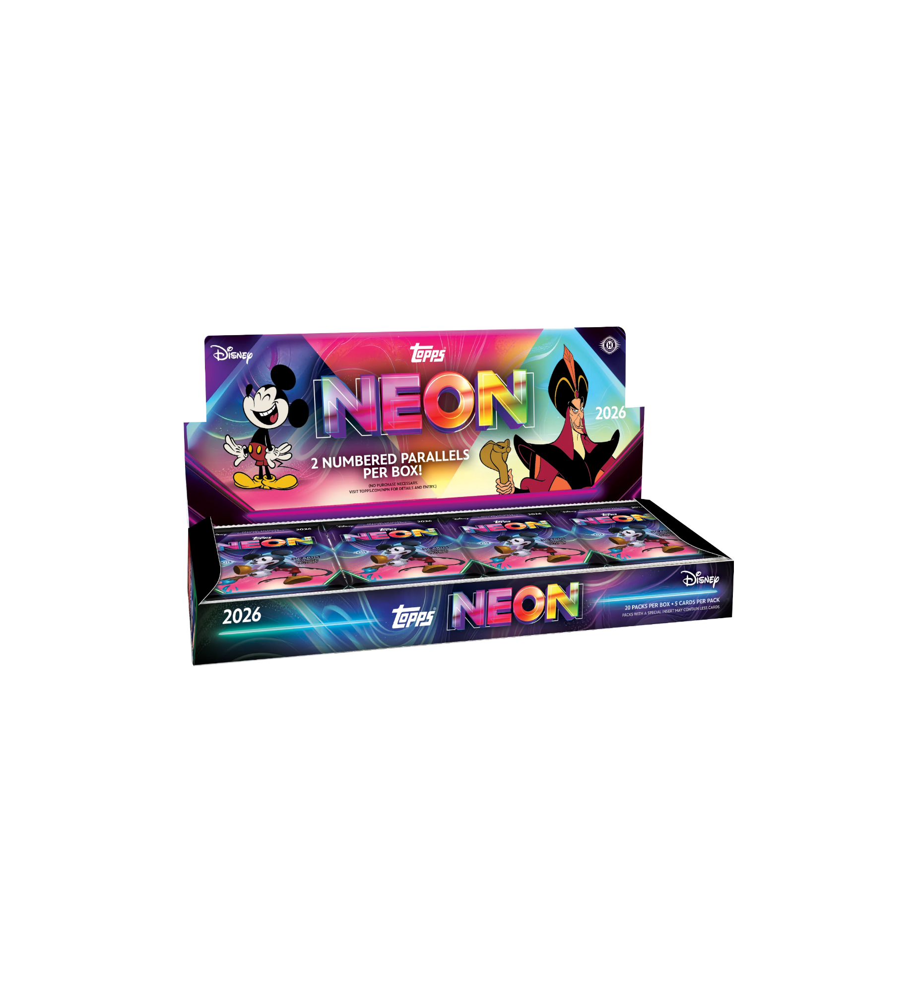 2026 Topps Disney Neon "Hobby Box"