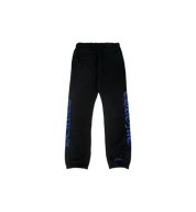 Chrome Hearts Blue Horseshoe Script Sweatpants "Black"
