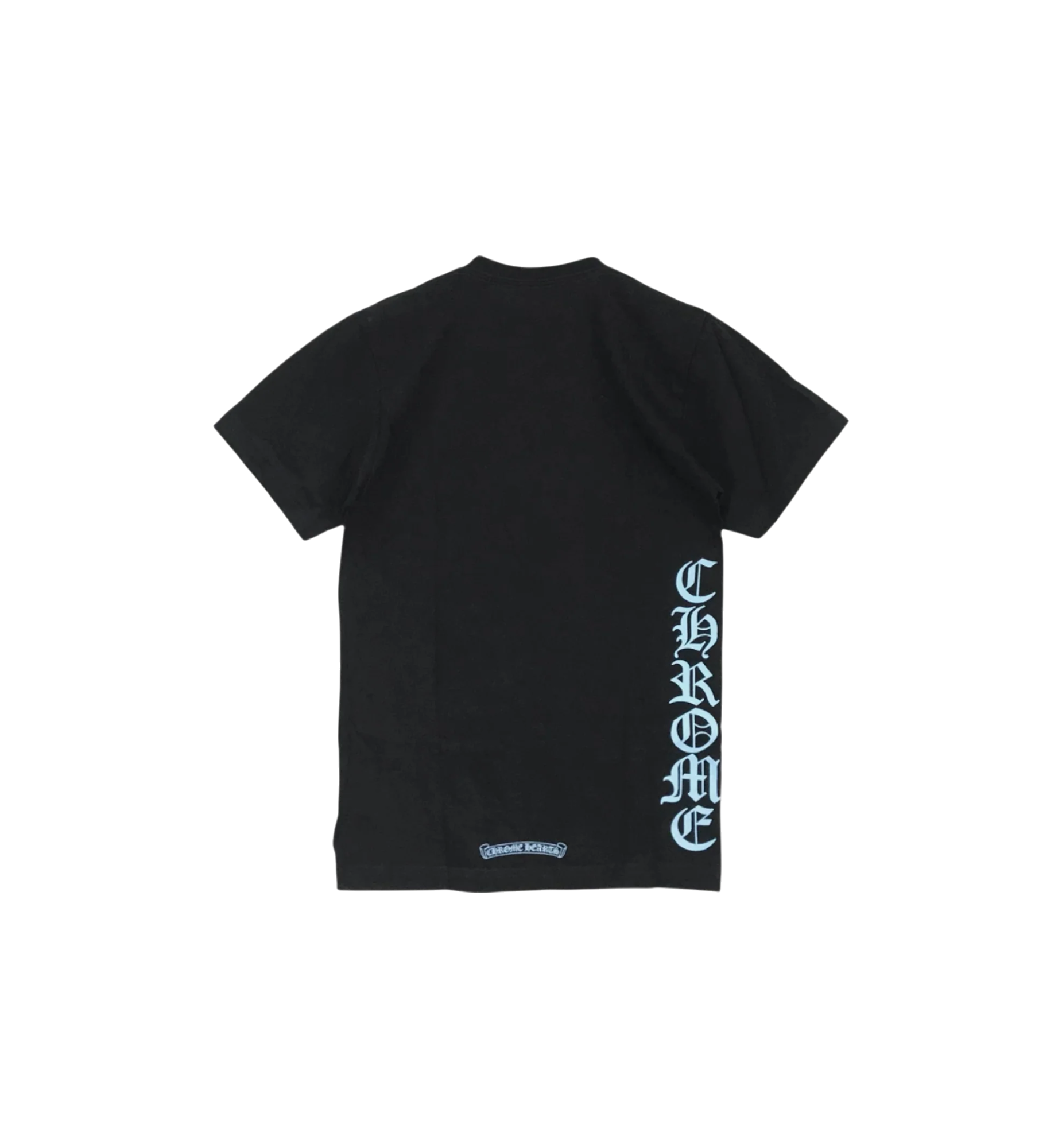 Chrome Hearts Blue Script Logo T-Shirt "Black"
