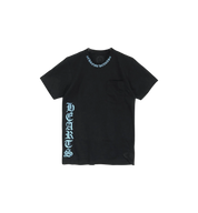 Chrome Hearts Blue Script Logo T-Shirt "Black"