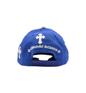Chrome Hearts Cross Patch Baseball Hat "Blue"