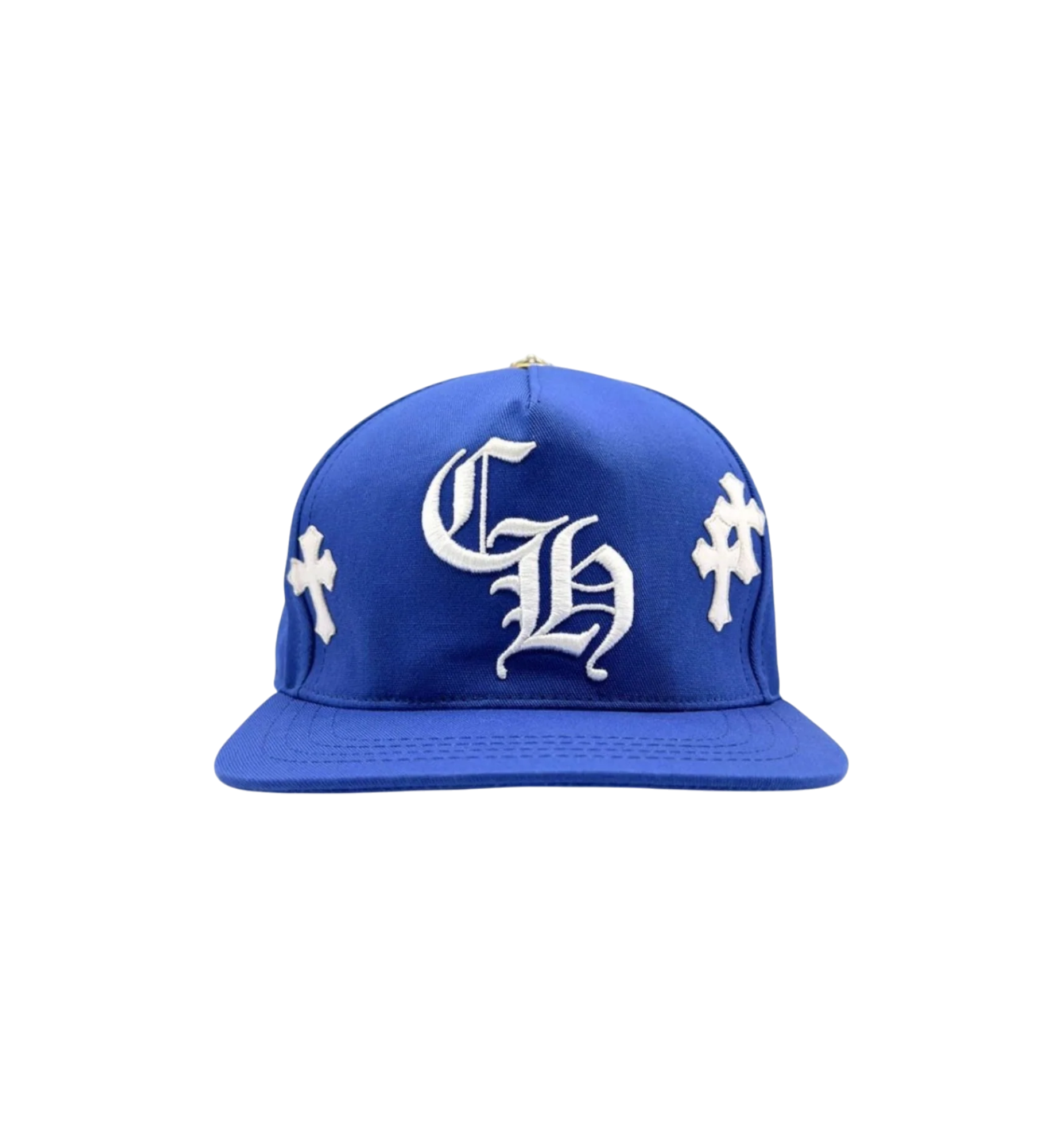 Chrome Hearts Cross Patch Baseball Hat "Blue"