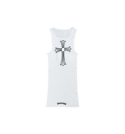 Chrome Hearts Cross T-Bar Tank Top "White" (Women's)