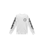 Chrome Hearts Horseshoe Floral Sleeve Waffle Thermal T-Shirt "White"
