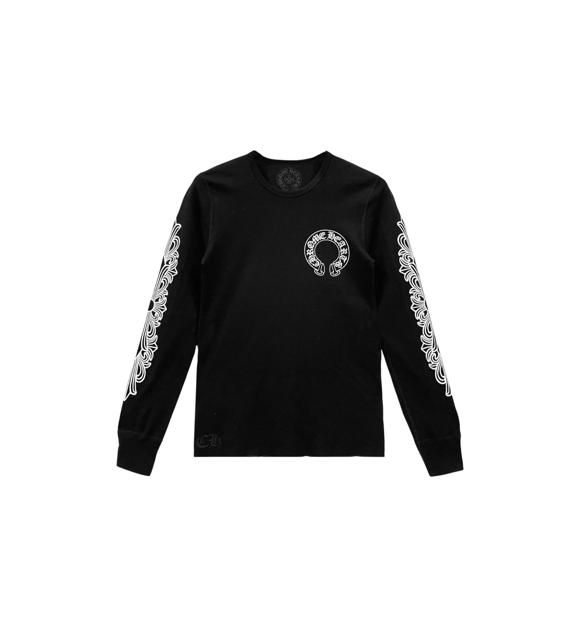 Chrome Hearts Horseshoe Thermal Waffle L/S T-Shirt "Black"