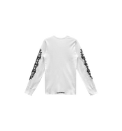 Chrome Hearts Horseshoe Floral Sleeve Waffle Thermal T-Shirt "White"