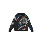 Chrome Hearts Stencil Hoodie "Black"