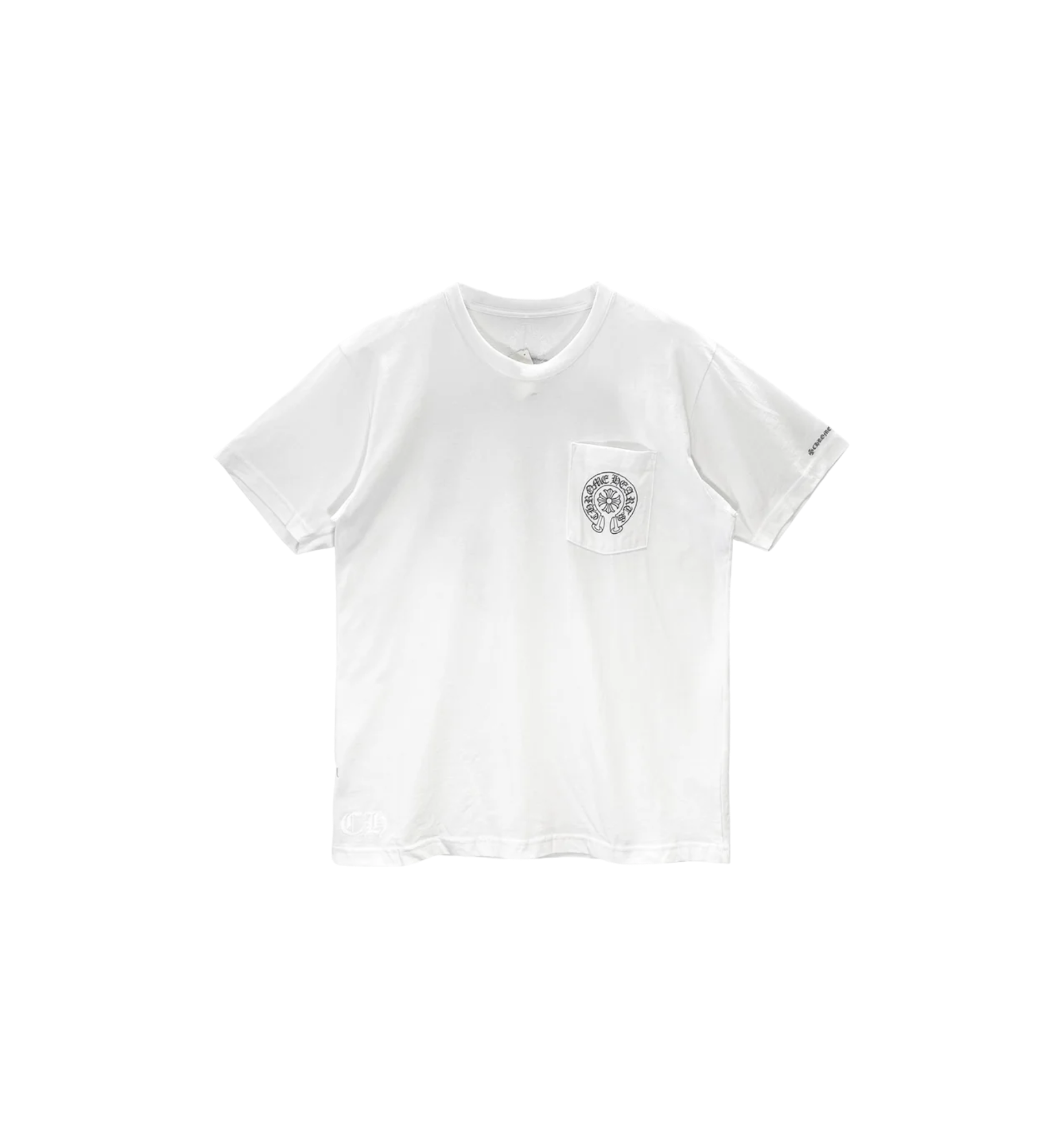 Chrome Hearts Horseshoe Logo Pocket T-Shirt "White"