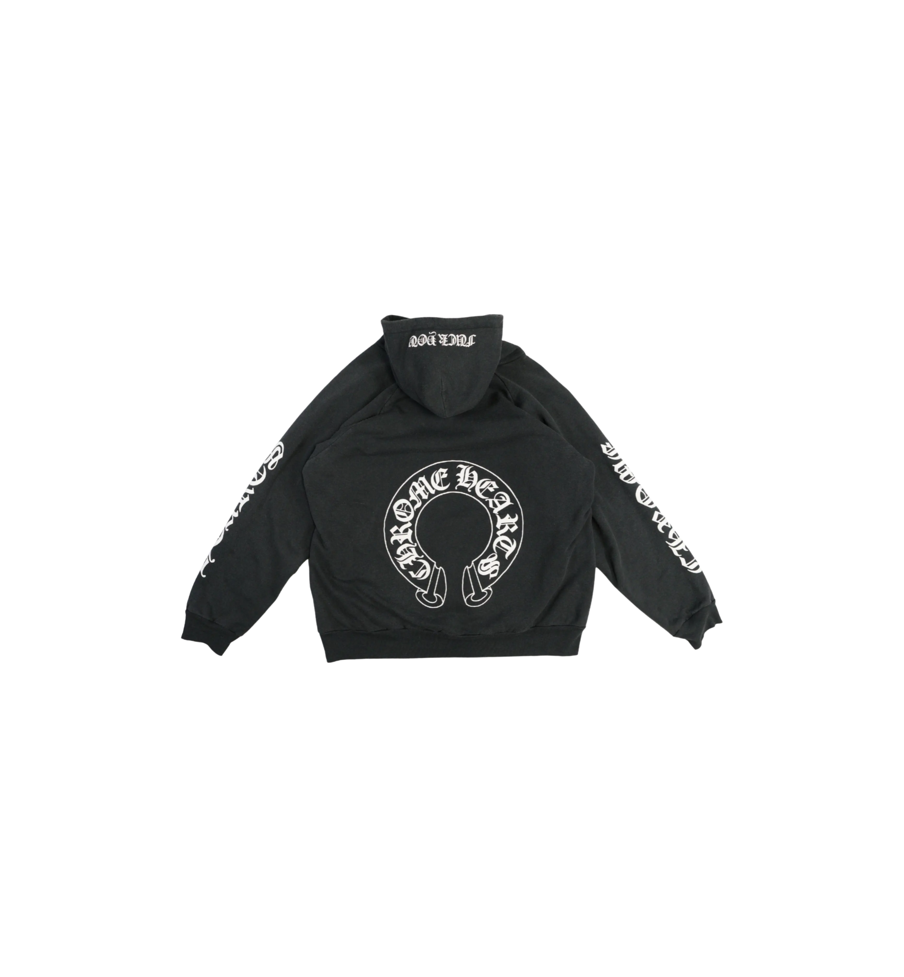 Chrome Hearts FY Horseshoe Logo Zip Up Hoodie "Black"
