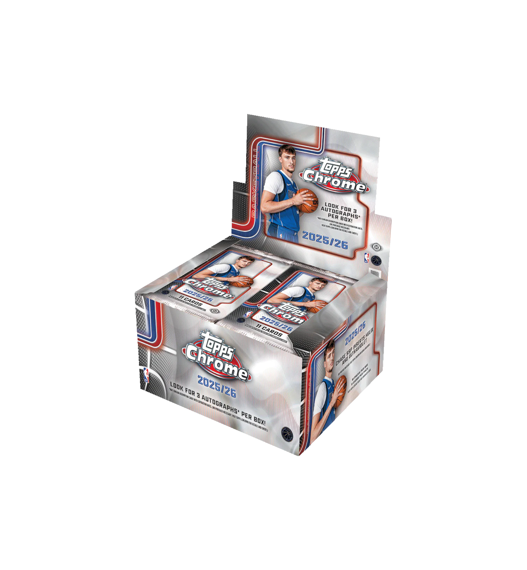 2025-26 Topps Chrome "Basketball Hobby Jumbo Box"