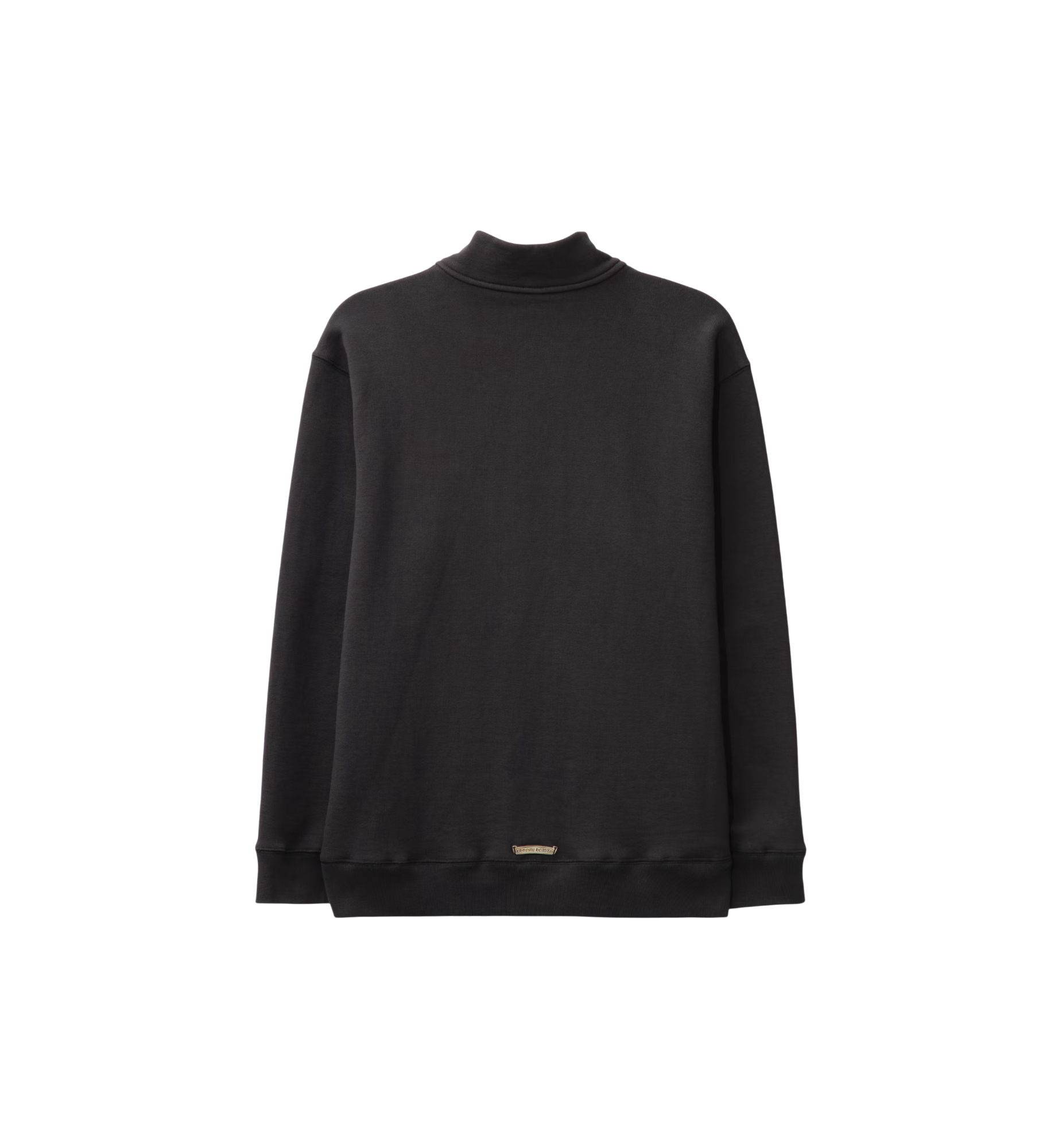 Chrome Hearts Triple Patch Quarter Zip Sweater "Black"