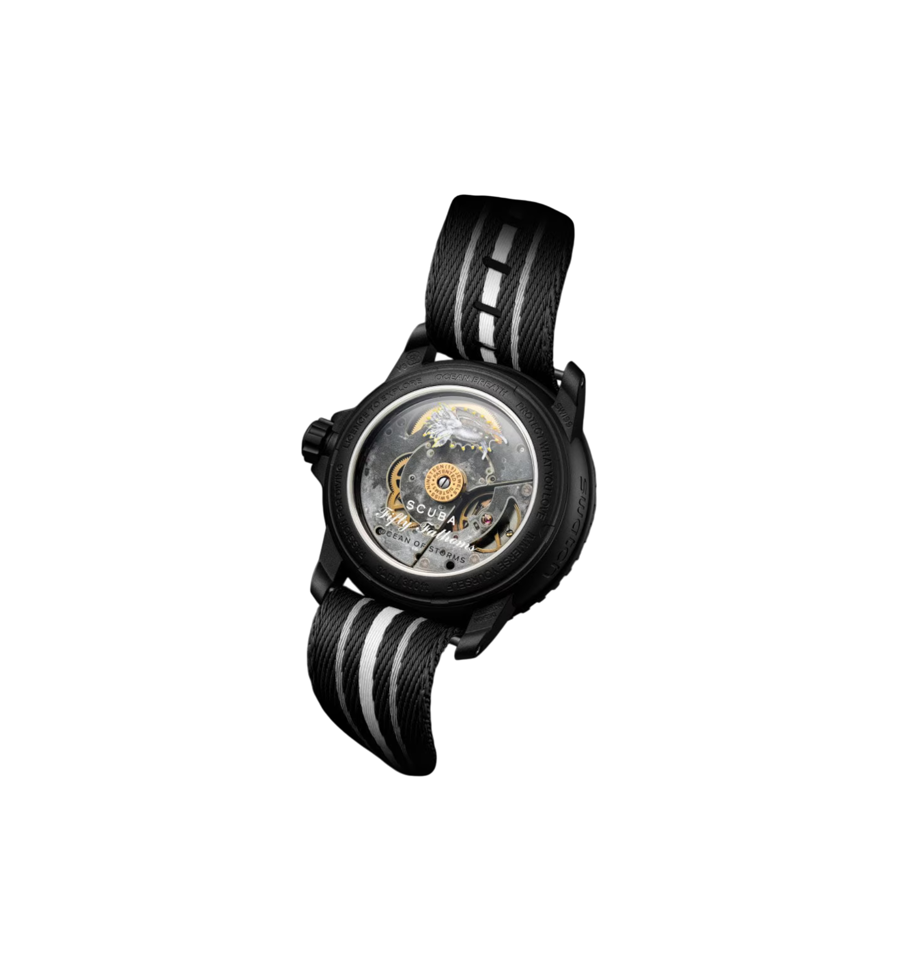 Swatch x Blancpain Bioceramic Scuba Fifty Fathoms "Ocean of Storms"
