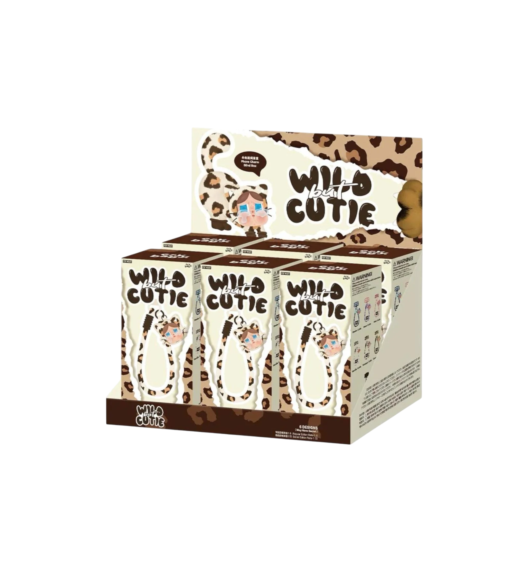 Pop Mart CRYBABY Wild but Cutie Series Phone Charm Case (6 Blind Box)